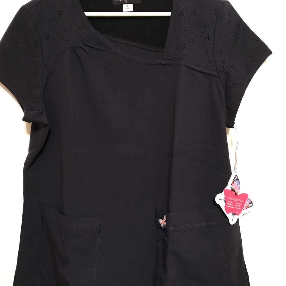 Koi scrub top